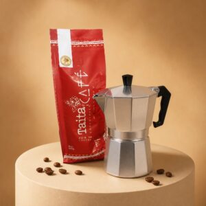 Combo Taita: moka italiana y café 250 g